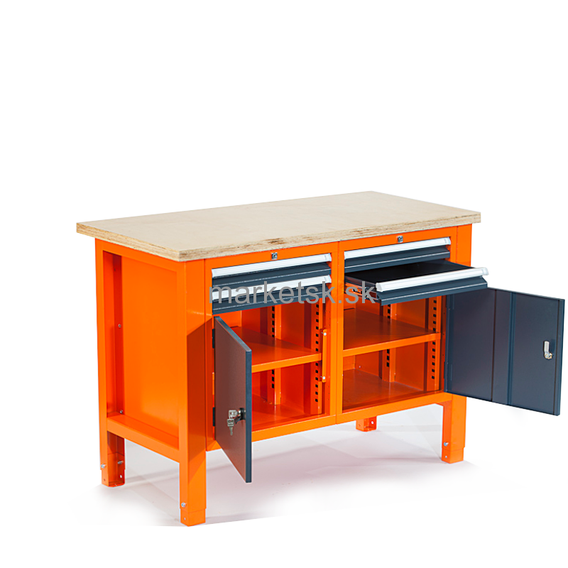 Dielenský stôl PROFI P207 - 124,5 x 62 x 85/90 cm